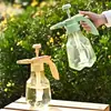 Regadera para regar flores, regadera doméstica de presión de aire, botella rociadora pequeña para desinfectante y alcohol