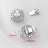 Cobre chapeado real ouro cor preservação acessórios Stick Buckle Buckle Buckle Buckle Pearl Jewelry Connection Buckle Diy Bracelet Colar End