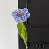 Flor de tulipán artificial individual con un toque de alta gama para decoración de sala de estar en casa, arreglo de escena de boda, arreglo floral