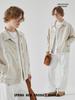 APO Chaqueta de Primavera para Hombre 2025 Alta Gama Holgada Solapa Lyocell Versátil Casual Chaqueta Superior