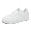 Zapatos de Mujer Otoño 2024 Nuevos Transpirables Blancos Tenis Estilo Coreano Versátiles Deportivos de Suela Gruesa Tenis Casuales Zapatos de Moda