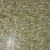 Vestido de Tecido Bordado com Fita de Organza Novo Primavera e Verão Roupas de Proteção Solar Tubo de Contas Resistente Tecido Bordado Fresco