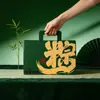 Cajas de Regalo Creativas Hechas a Medida para el Festival del Bote del Dragón 2026, Cajas Blancas de Cartón Premium de 2 y 3 Piezas con Asas, Hechas a Medida