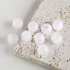 Cuentas Acrílicas Bicolores de Agujero Grande, Cuentas Redondas Perforadas, Materiales para Pulseras DIY, Cuentas Redondas Grandes de Plástico, Cuentas Sueltas al por Mayor