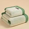 Toalla de baño de algodón puro transfronteriza al por mayor, toalla gruesa y absorbente para el hogar, toalla de baño para hotel, algodón lavable para el hogar sin pelusa