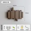 Perchero con Forma de Tecla de Piano, Madera Maciza, para Dormitorio, Recibidor, Detrás de la Puerta, Estante de Pared Ahorrador de Espacio para Ropa