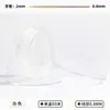 Fio Elástico de Cristal 0,8mm 60m Resistente ao Desgaste Fio para Contas Fio de Jade Artesanal DIY Pulseira Joia Venda Direta da Fábrica