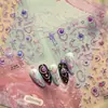 Pegatinas para Uñas Tensor Magic Girl Láser Corazón de Amor M1410 Serie Dulce Fresca Hermosa Chica Estrella Luna Corazón de Amor