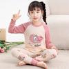 Conjunto de Roupa Íntima Térmica Infantil Outono e Inverno 2025 Algodão Multicolorido Estampa de Desenho Animado Meninos e Meninas Roupas de Outono e Calças Compridas Conjunto de Duas Peças