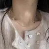 Collar de Nariz de Cerdo de Plata Pura S999 para Mujer, Versátil, Moderno, Diseño Único, Cadena para Clavícula, Lujo Ligero, Accesorio para el Cuello de Gama Alta