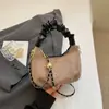 Bolso de Luna Nicho Estilo Coreano Nuevo Otoño 2025 Estilo Mujer Bolso Dumpling Bolso de Hombro Casual Moderno