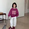 Moletom Tutu Elefantinho para Meninas 2026 Outono Novo Moletom Colorido de Desenho Animado Infantil Gola Redonda Confortável Top Pai-Filho