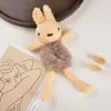 Nuevo Anillo para el Cabello de Peluche Tridimensional de Dibujos Animados de Otoño para Niños, Lazo para la Parte Posterior de la Cabeza, Bola, Accesorios para el Cabello de Gato, Cuerda para el Cabello para Mujeres