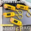 Accesorios de resina de dibujos animados colgante pequeño reloj electrónico de mano reloj electrónico para estudiante reloj cuadrado de alto valor
