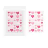Parches de hidrocoloide para el acné en forma de corazón multicolor, suaves y lindos, para ocultar imperfecciones y aislamiento, adorables parches de acné coloridos en forma de corazón