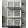 Gaiola de Reprodução Pet Shop, Gaiola para Gatos, Gaiola de Adoção, Gaiola com Divisórias Multi-Níveis, Gaiola de Reprodução Multi-Níveis, Gaiola Ninho para Gatos