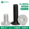 Parafuso de Máquina de Cabeça Chata Torx de Alta Resistência Grau 10.9 Niquelado CM Cabeça Ultrafina Slot Torx Interno Preto m2 m2.5