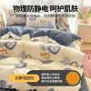 Juego de Ropa de Cama Gruesa de Vellón de Leche de Invierno 2026 Nuevo Estilo Sábana de Franela Coral Fleece con Funda de Edredón Adicional de Vellón Juego de Tres Piezas