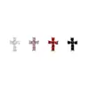 Joias para Nail Art Cruzada Estilo Escuro Retrô Coração de Corvo Spice Girl Liga Metálica Brilhante Diamante para Unhas Wear Armor Acessórios