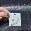 El Nuevo Set de Aretes de Múltiples Piezas de Lingshang Design es Ligero, Lujoso y Moderno, Versátil y Fresco y Dulce en Invierno, un Regalo para tu Novia y Mejor Amiga