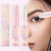 Bastão de Sombra para Olhos com Glitter Zephoco (Branco Starlight) Multicor Lantejoula de Cristal Sombra Cremosa à Prova d'Água de Longa Duração