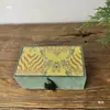 Taza Doble Taza a Juego Caja de Brocado Caja de Regalo Taza de Té Taza de Degustación de Té Caja Vacía Juego de Té Jianzhan Caja de Embalaje Rectangular Caja para Taza del Anfitrión