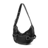 Bolso Casual de Mezclilla Lavada de Moda Estilo Coreano para Mujer 2026 Nuevo Bolso de Hombro Sencillo Bolso Cruzado Versátil de Moda