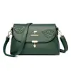Bolsa Feminina Nova Estilo 2026 Bordada Transfronteiriça Nova Tendência Bolsa Transversal de Grande Capacidade com Textura de Couro Macio e Design Elegante para Mães