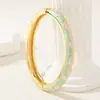 Nuevo Pulsera de Esmalte con Patrón de Nubes Estilo Chino, Joyería para Mujer Cloisonné con Paisaje Nacional de Color Claro, Venta al por Mayor desde la Fuente