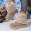 Otoño 2026 Nuevo Talla Grande Botas Peludas de Moda para Mujer Estilo Casual Cómodo Europeo y Americano Talla Única