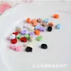 Paint Candy Color Cat Mic Head Frisado DIY Liga Acessórios Telefone Móvel Corda Chaveiro Colar Material do Grânulo