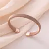 Pulseras de Acero Inoxidable de Moda Europea y Americana, Pulseras Elásticas de Malla Sencillas en Forma de C de Acero de Titanio, Joyería de Venta Caliente Transfronteriza al por Mayor
