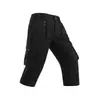 Pantalones de Trabajo Cropped G-Stone con Cintura Elástica y Cordón para Hombre, Pantalones Casuales de Pierna Recta de Longitud Media con Múltiples Bolsillos, Delgados y Transpirables