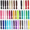Perucas de Dreadlock de Fibra Sintética para Comércio Exterior Atacadista, Extensões de Cabelo Longo Tingidas em Degradê para Mulheres, Cabelo Trançado, Tranças Africanas Grossas