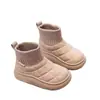 Zapatos de Nieve para Niñas 2026 Invierno Zapatos Nuevos de Algodón para Niños Zapatos con Felpa Zapatos de Algodón Cálidos para Niños Botas Antideslizantes Artículo Popular