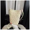 Elegante Mini Bolso Cruzado Tejido para Teléfono para Mujer, Nuevo Verano 2026 Bolso de Hombro Sencillo y Ligero