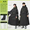 Impermeable para Vehículo Eléctrico, Poncho Impermeable de Cuerpo Completo Grueso y Alargado de Una Pieza para Conductores