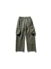 Pantalones de Trabajo Resistentes de Color Sólido con Múltiples Bolsillos Estilo Retro Americano Nanxia para Hombre, Nuevos Pantalones Casuales Rectos Sueltos de Otoño