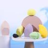 Huevo de maquillaje sin polvo personalizado, esponja húmeda y seca, huevo de belleza de calabaza sin látex con forma de gota de agua, fabricante OEM