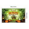 Decoración de Halloween Estilo Americano Felpudo Divertido Felpudo para Puerta de Entrada del Hogar Felpudo Antideslizante para Puerta de Entrada Felpudo Absorbente para Baño