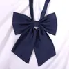 Corbata de Lazo JK Japonesa Uniforme de Estudiante Camisa Cuello Pequeño Flor Estilo Universitario Traje de Marinero Lazo Combinable Rojo Azul