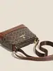 Bolso de Mujer 2026 Nueva Moda de Invierno Bolso de Mano Retro con Estampado de Letras Versátil Casual Cruzado Bolso para Mamá