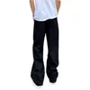 Harajuku 2026 Otoño Nuevos Jeans Marrones Minimalistas para Hombre Tendencia Versátil Sueltos Rectos de Pierna Ancha Ins