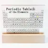 Producto de gran venta transfronteriza: Tabla Periódica de los Elementos Químicos de Secundaria Regalo de Cumpleaños Decoración de Escritorio para Aprendizaje Adorno, en Stock para Entrega Rápida