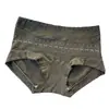 Calzoncillos tipo bóxer de Fair Isle de Cuatro Esquinas para Mujer, Algodón Puro, Modelo Nuevo 2025, Antibacterianos Grado 7A, Pantalones Cortos con Entrepierna Extendida