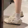 Zapatos de Entrenamiento Alemanes Plateados con Tacón Oculto para Mujer, Nuevo Estilo Primavera 2026, Adecuados para Combinar con Faldas, Tenis Casuales, Zapatos para Correr