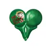 Globo de Dibujos Animados Nata Palo de Mano Cabeza de Globo Palo Largo Clip Globo de Aluminio Set de Fiesta Globo de Dibujos Animados Decoración Día del Niño