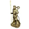 Estátua de Latão de Yang Jian, o General Divino, Com, para Decoração de Sala de Estar