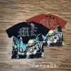 Comércio Exterior Atacado Moda Americana Emoção Mista Polvo Alienígena Strass Anjo Manga Curta Casal Estampa Total Camiseta