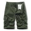 Shorts de Ferramentas com Múltiplos Bolsos Masculino Verão Japonês Cor Sólida Casual Calças Curtas Masculinas Shorts de Verão Calças Masculinas Calças Laváveis